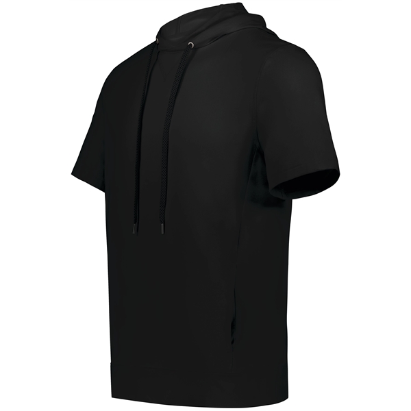 Youth Ventura Soft Knit Short Sleeve Hoodie - Youth Ventura Soft Knit Short Sleeve Hoodie - Image 3 of 10