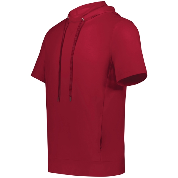 Youth Ventura Soft Knit Short Sleeve Hoodie - Youth Ventura Soft Knit Short Sleeve Hoodie - Image 4 of 10