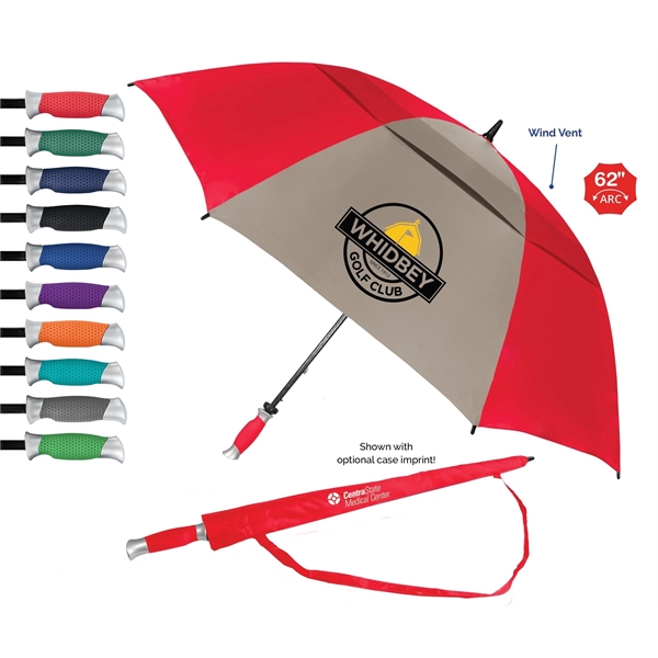 The Vented Typhoon Tamer™ Umbrella with 62" Arc Canopy - The Vented Typhoon Tamer™ Umbrella with 62" Arc Canopy - Image 1 of 29