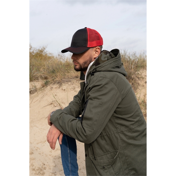 Breathable Poly Twill Cap with Mesh Back - Breathable Poly Twill Cap with Mesh Back - Image 2 of 3