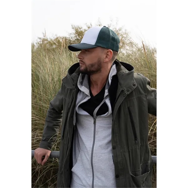 Breathable Poly Twill Cap with Mesh Back - Breathable Poly Twill Cap with Mesh Back - Image 3 of 3