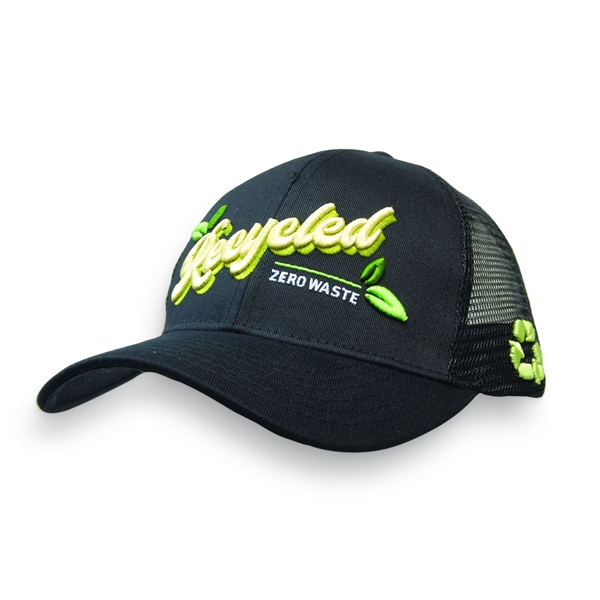 Recycled Twill Cap with Mesh Back - Recycled Twill Cap with Mesh Back - Image 0 of 1