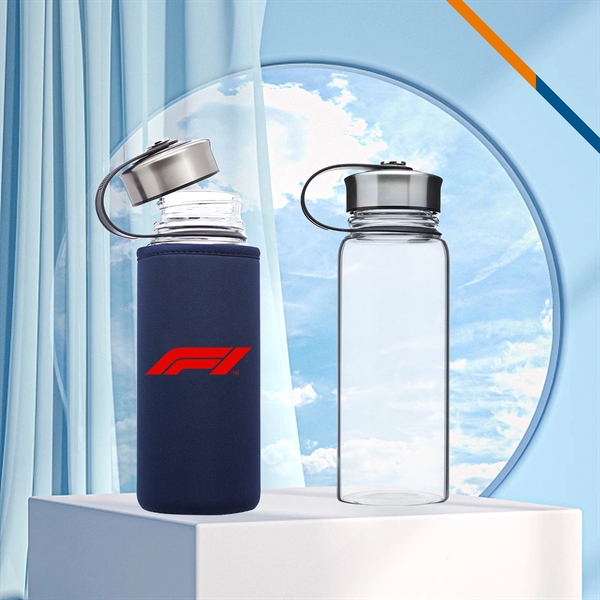 Ramon Glass Water Bottle - 25 OZ. - Ramon Glass Water Bottle - 25 OZ. - Image 1 of 5