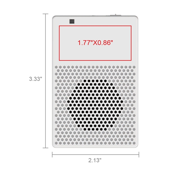 Groveland Park Stick-On Bluetooth Speaker - Groveland Park Stick-On Bluetooth Speaker - Image 13 of 13