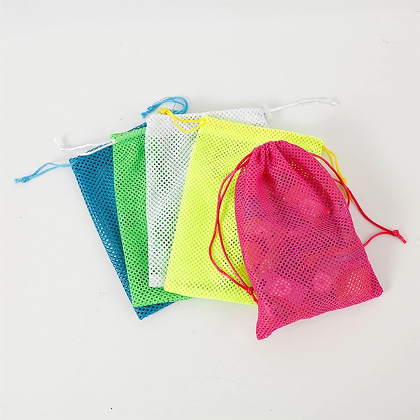 Reusable Storage Mesh Drawstring Bag - Reusable Storage Mesh Drawstring Bag - Image 5 of 6