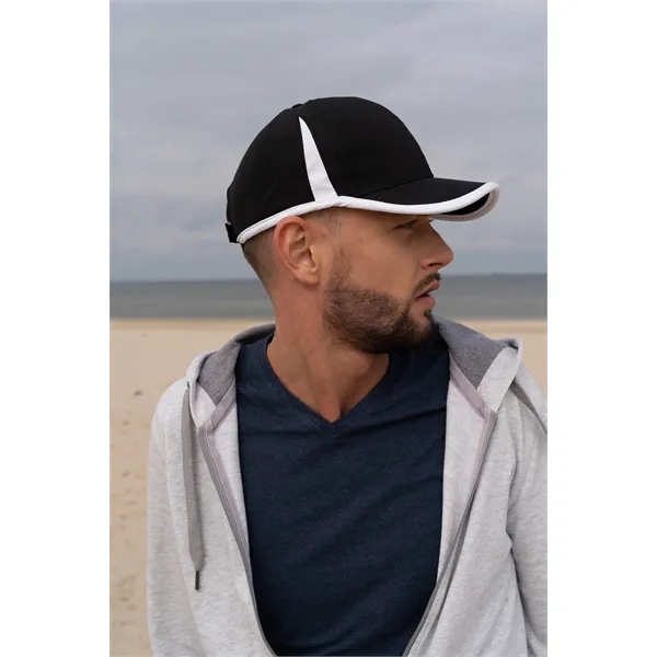 Sports Ripstop Cap with Inserts and Trim - Sports Ripstop Cap with Inserts and Trim - Image 1 of 3