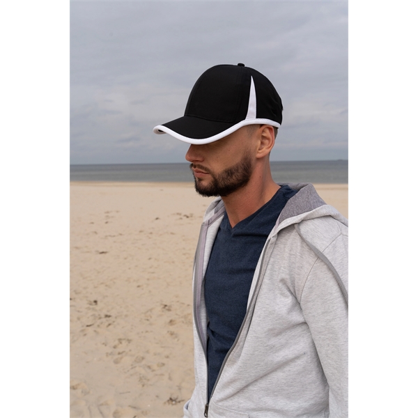 Sports Ripstop Cap with Inserts and Trim - Sports Ripstop Cap with Inserts and Trim - Image 2 of 3
