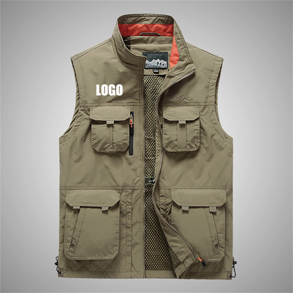 Stand Collar Fishing Outdoor Vest - Stand Collar Fishing Outdoor Vest - Image 0 of 5