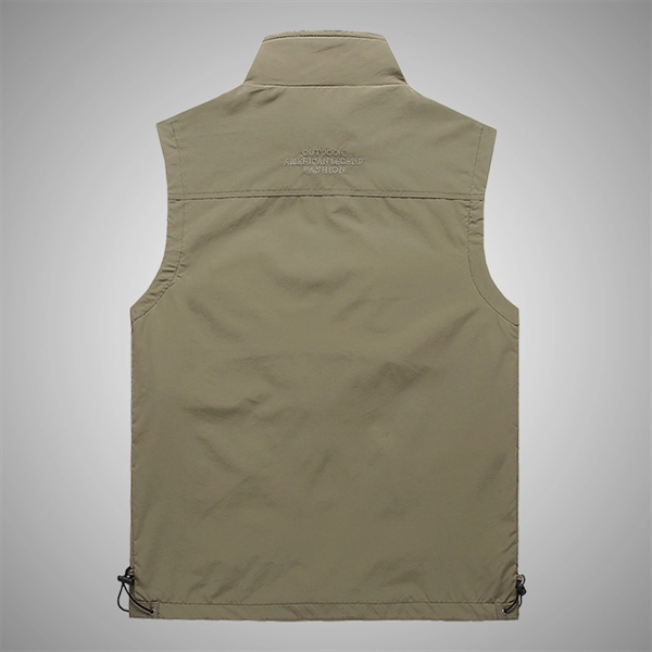 Stand Collar Fishing Outdoor Vest - Stand Collar Fishing Outdoor Vest - Image 1 of 5