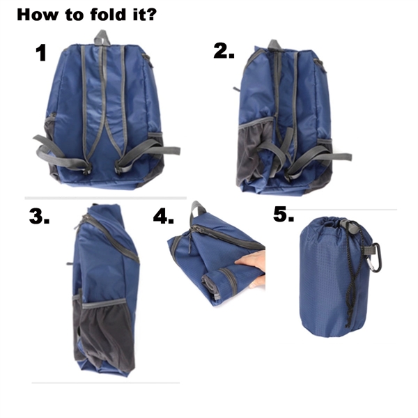 Lightweight Foldable Backpack - Lightweight Foldable Backpack - Image 2 of 5