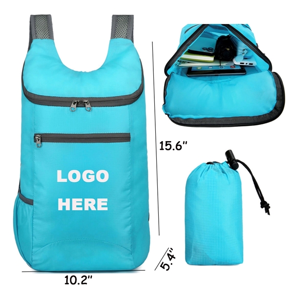 Custom Waterproof  Foldable Backpack - Custom Waterproof  Foldable Backpack - Image 1 of 6