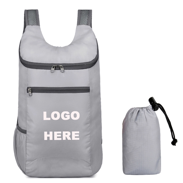 Custom Waterproof  Foldable Backpack - Custom Waterproof  Foldable Backpack - Image 2 of 6