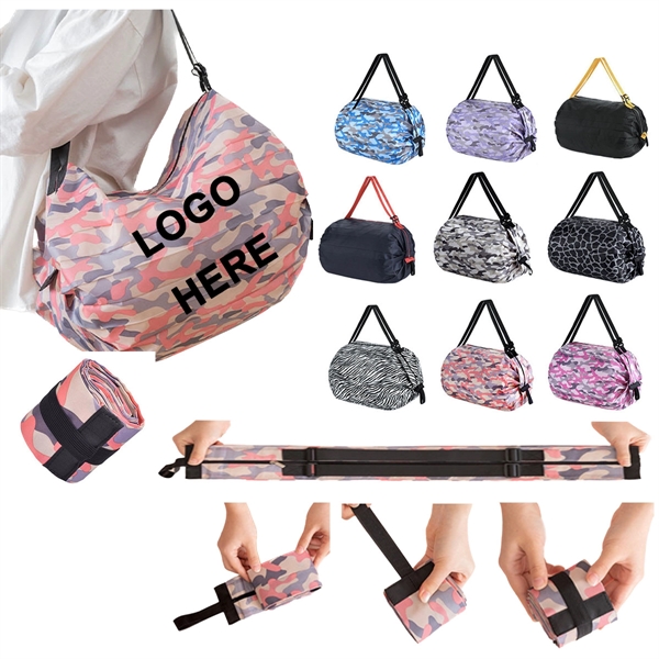 Custom Foldable  Accordion Shopping Bag - Custom Foldable  Accordion Shopping Bag - Image 0 of 5