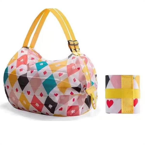 Custom Foldable  Accordion Shopping Bag - Custom Foldable  Accordion Shopping Bag - Image 4 of 5