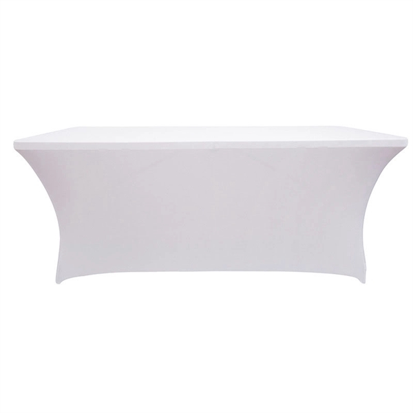 6FT Customized Stretch Spandex Table Cover - 6FT Customized Stretch Spandex Table Cover - Image 2 of 6