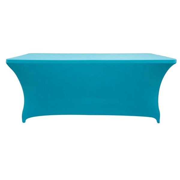 6FT Customized Stretch Spandex Table Cover - 6FT Customized Stretch Spandex Table Cover - Image 4 of 6