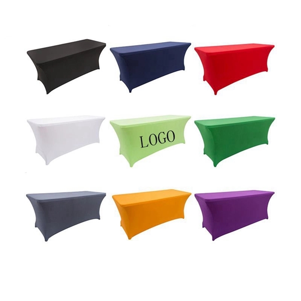6FT Customized Stretch Spandex Table Cover - 6FT Customized Stretch Spandex Table Cover - Image 6 of 6