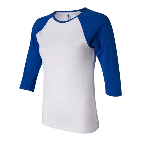BELLA + CANVAS Women's 1X1 Baby Rib Raglan Three-Quarter ... - BELLA + CANVAS Women's 1X1 Baby Rib Raglan Three-Quarter ... - Image 26 of 27
