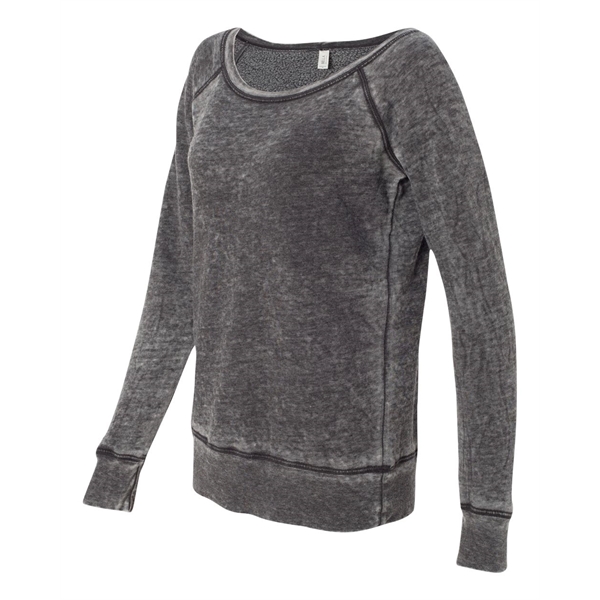BELLA + CANVAS Women's Sponge Fleece Wide Neck Sweatshirt - BELLA + CANVAS Women's Sponge Fleece Wide Neck Sweatshirt - Image 21 of 57