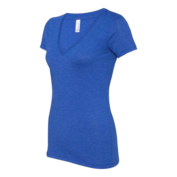 BELLA + CANVAS Women's Triblend Deep V-Neck Tee - BELLA + CANVAS Women's Triblend Deep V-Neck Tee - Image 29 of 84