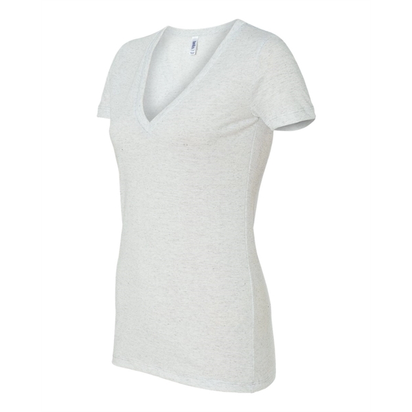 BELLA + CANVAS Women's Triblend Deep V-Neck Tee - BELLA + CANVAS Women's Triblend Deep V-Neck Tee - Image 32 of 84