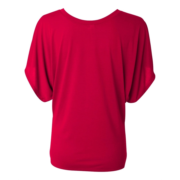 BELLA + CANVAS Women's Flowy Draped Dolman Tee - BELLA + CANVAS Women's Flowy Draped Dolman Tee - Image 27 of 75