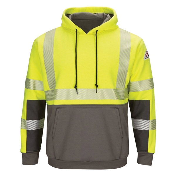 Bulwark Hi-Visibility Color Blocked Pullover Hooded Fleec... - Bulwark Hi-Visibility Color Blocked Pullover Hooded Fleec... - Image 2 of 2