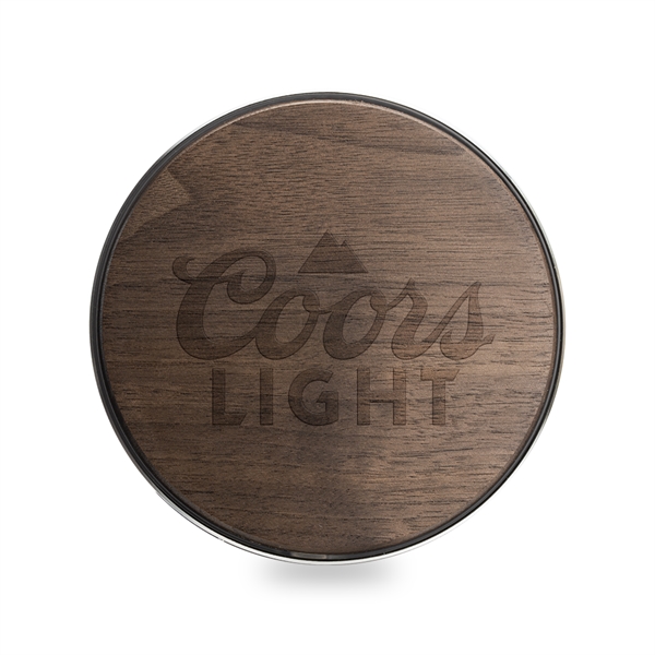 Chayes Walnut 15W Qi Wireless Charger - Chayes Walnut 15W Qi Wireless Charger - Image 3 of 6