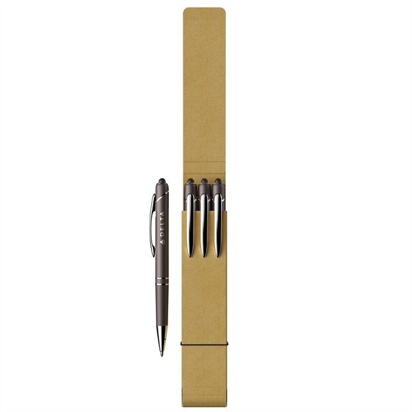 3-Piece Glacio Pen Set with Recycled Case - 3-Piece Glacio Pen Set with Recycled Case - Image 2 of 12