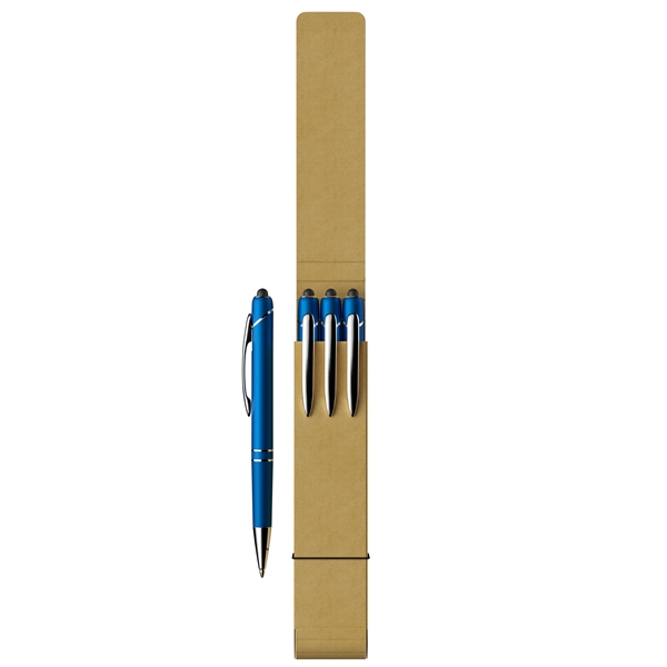 3-Piece Glacio Pen Set with Recycled Case - 3-Piece Glacio Pen Set with Recycled Case - Image 10 of 12