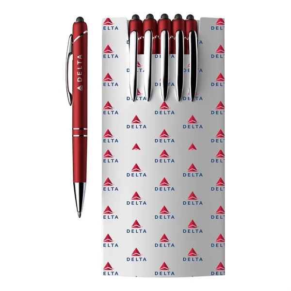 5-Piece Glacio Pen Set and Custom Sleeve - 5-Piece Glacio Pen Set and Custom Sleeve - Image 1 of 12