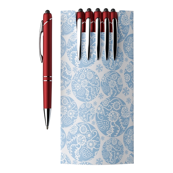 5-Piece Glacio Pen Set and Custom Sleeve - 5-Piece Glacio Pen Set and Custom Sleeve - Image 7 of 12