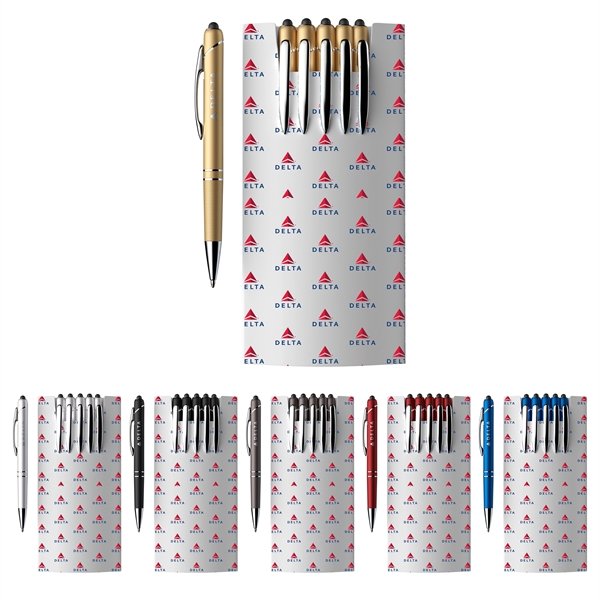 5-Piece Glacio Pen Set and Custom Sleeve - 5-Piece Glacio Pen Set and Custom Sleeve - Image 12 of 12