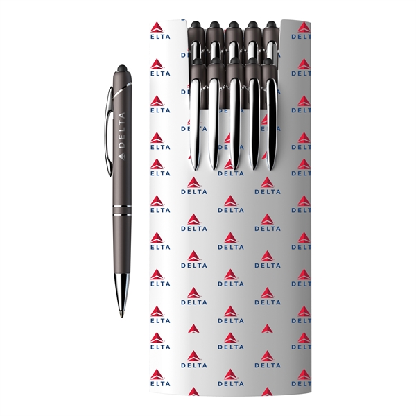 10-Piece Glacio Pen Set and Custom Sleeve - 10-Piece Glacio Pen Set and Custom Sleeve - Image 2 of 12