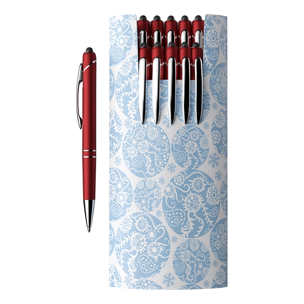 10-Piece Glacio Pen Set and Custom Sleeve - 10-Piece Glacio Pen Set and Custom Sleeve - Image 7 of 12