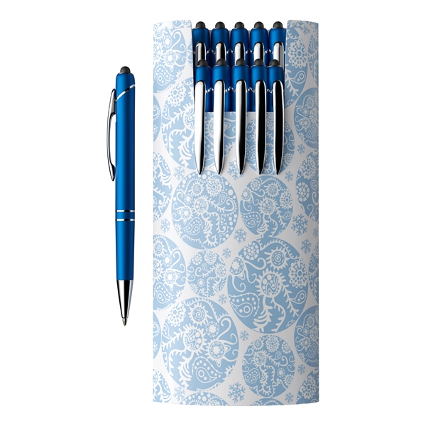 10-Piece Glacio Pen Set and Custom Sleeve - 10-Piece Glacio Pen Set and Custom Sleeve - Image 10 of 12