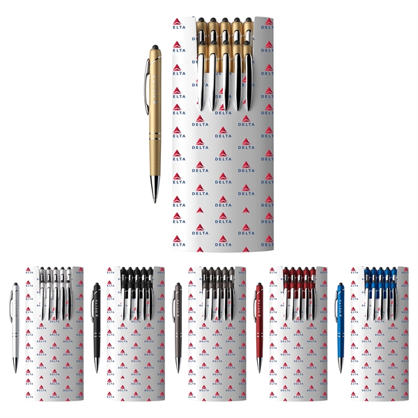 10-Piece Glacio Pen Set and Custom Sleeve - 10-Piece Glacio Pen Set and Custom Sleeve - Image 12 of 12