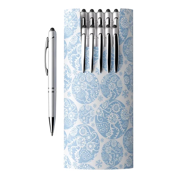 10-Piece Glacio Pen Set and Custom Sleeve - 10-Piece Glacio Pen Set and Custom Sleeve - Image 6 of 12