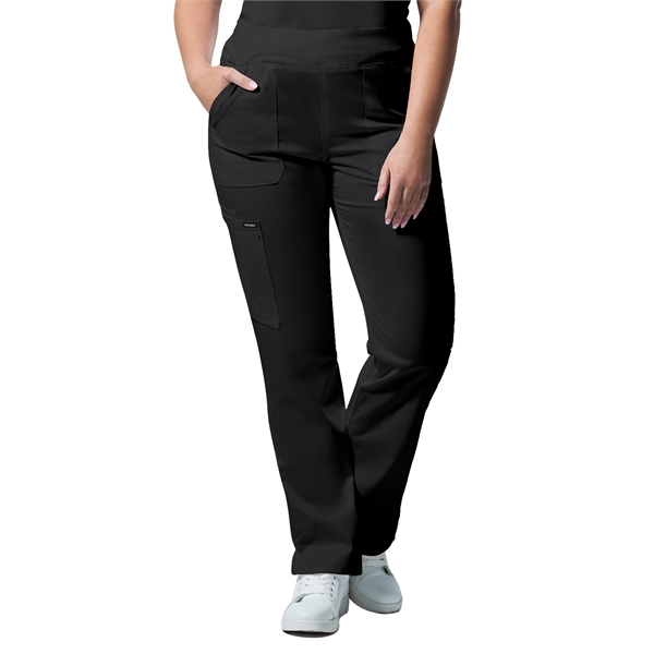 Landau - ProFlex - Women's 5-Pocket Mid-Rise Rib-Knit Ela... - Landau - ProFlex - Women's 5-Pocket Mid-Rise Rib-Knit Ela... - Image 0 of 34