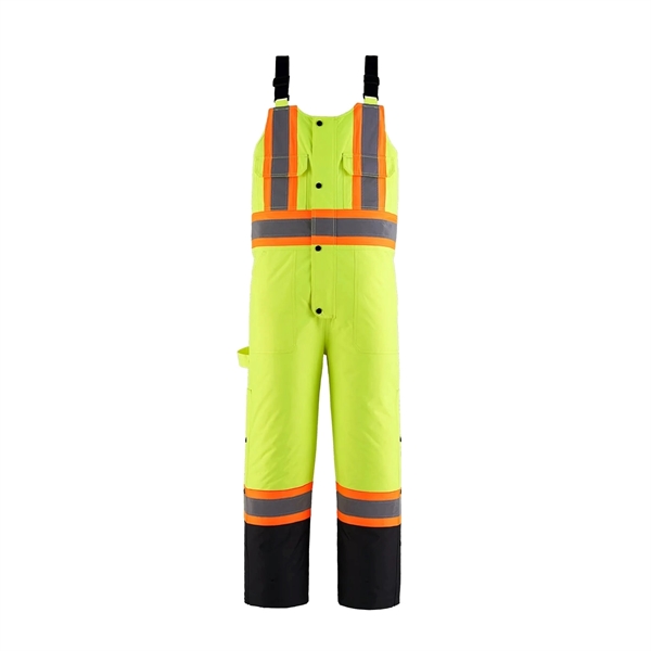 Cabover Hi-Vis Men's Insulated Overall - Cabover Hi-Vis Men's Insulated Overall - Image 4 of 5
