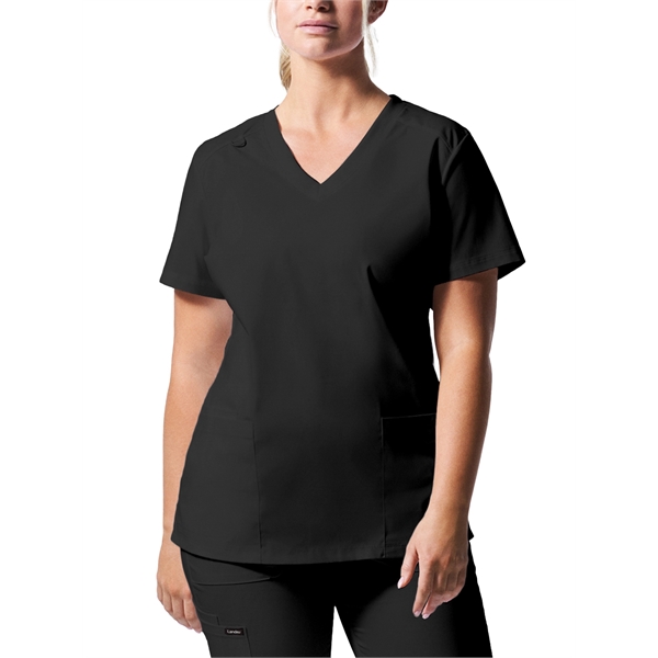 Landau - ProFlex - Women's 3-Pocket V-Neck Top - Landau - ProFlex - Women's 3-Pocket V-Neck Top - Image 0 of 37