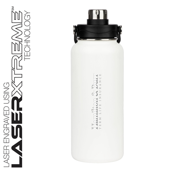 Neptune 34 oz. Double Wall Stainless Steel Water Bottle - Neptune 34 oz. Double Wall Stainless Steel Water Bottle - Image 8 of 12