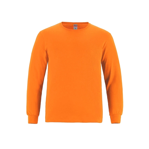 Men's Long Sleeve Crew Neck Tee - Men's Long Sleeve Crew Neck Tee - Image 5 of 8