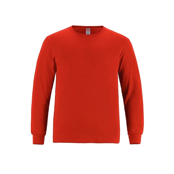 Men's Long Sleeve Crew Neck Tee - Men's Long Sleeve Crew Neck Tee - Image 6 of 8