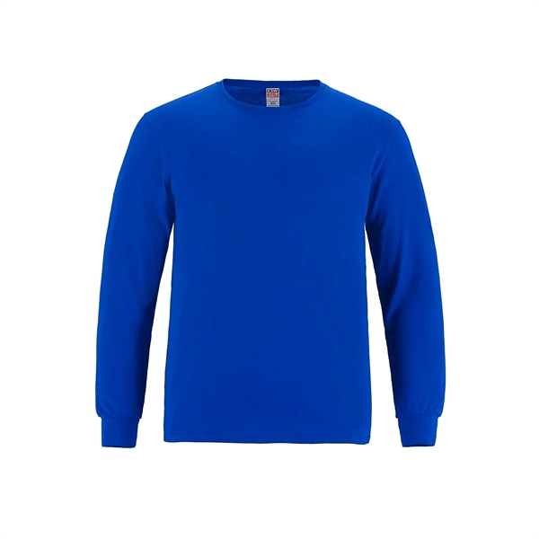 Men's Long Sleeve Crew Neck Tee - Men's Long Sleeve Crew Neck Tee - Image 7 of 8