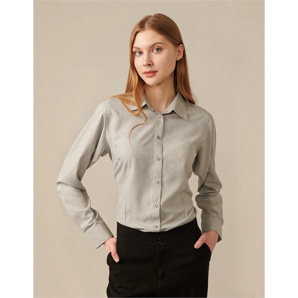 Elemental Coffee Shirts-Button Down Sustainable-Women - Elemental Coffee Shirts-Button Down Sustainable-Women - Image 3 of 15