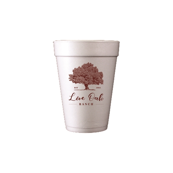 12oz. Styrofoam Round - 12oz. Styrofoam Round - Image 0 of 1