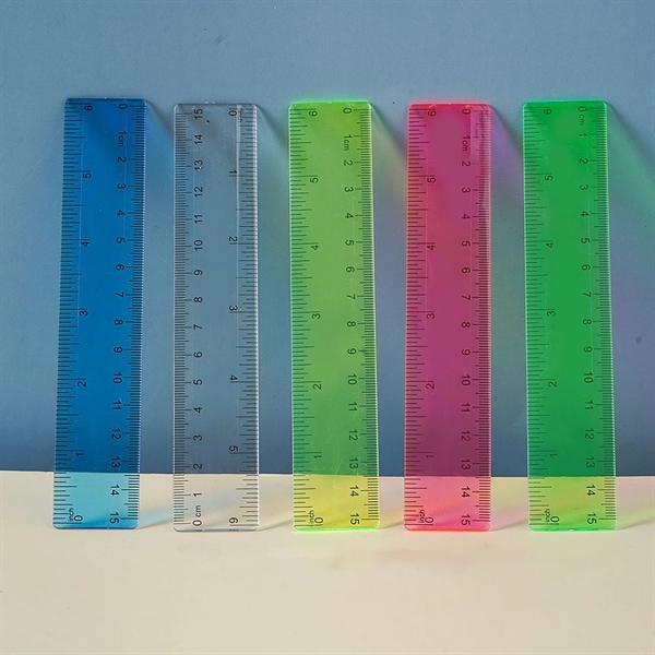 6" Plastic Ruler - 6" Plastic Ruler - Image 1 of 6