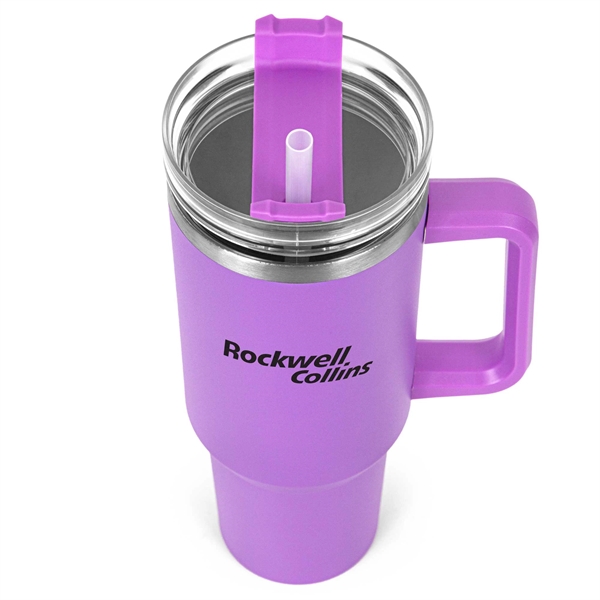 The Hippo Mug & Straw Lid with Twist Closure - 40 oz - The Hippo Mug & Straw Lid with Twist Closure - 40 oz - Image 6 of 21