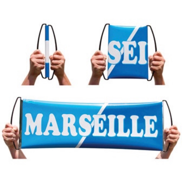 9.5"X27.5" Cheering Retractable Hand Roll Banners - 9.5"X27.5" Cheering Retractable Hand Roll Banners - Image 0 of 2